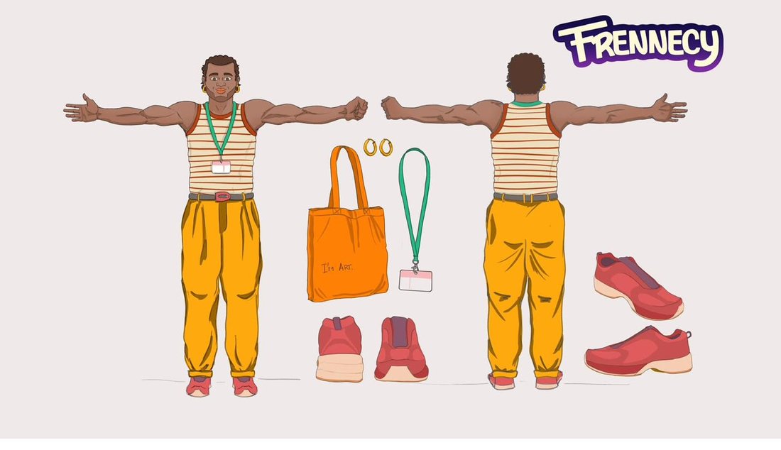 Amigo — diseño de personaje y turnaround para stop motion
