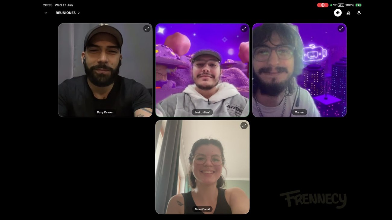 Última reunión de Discord del equipo hasta el momento
